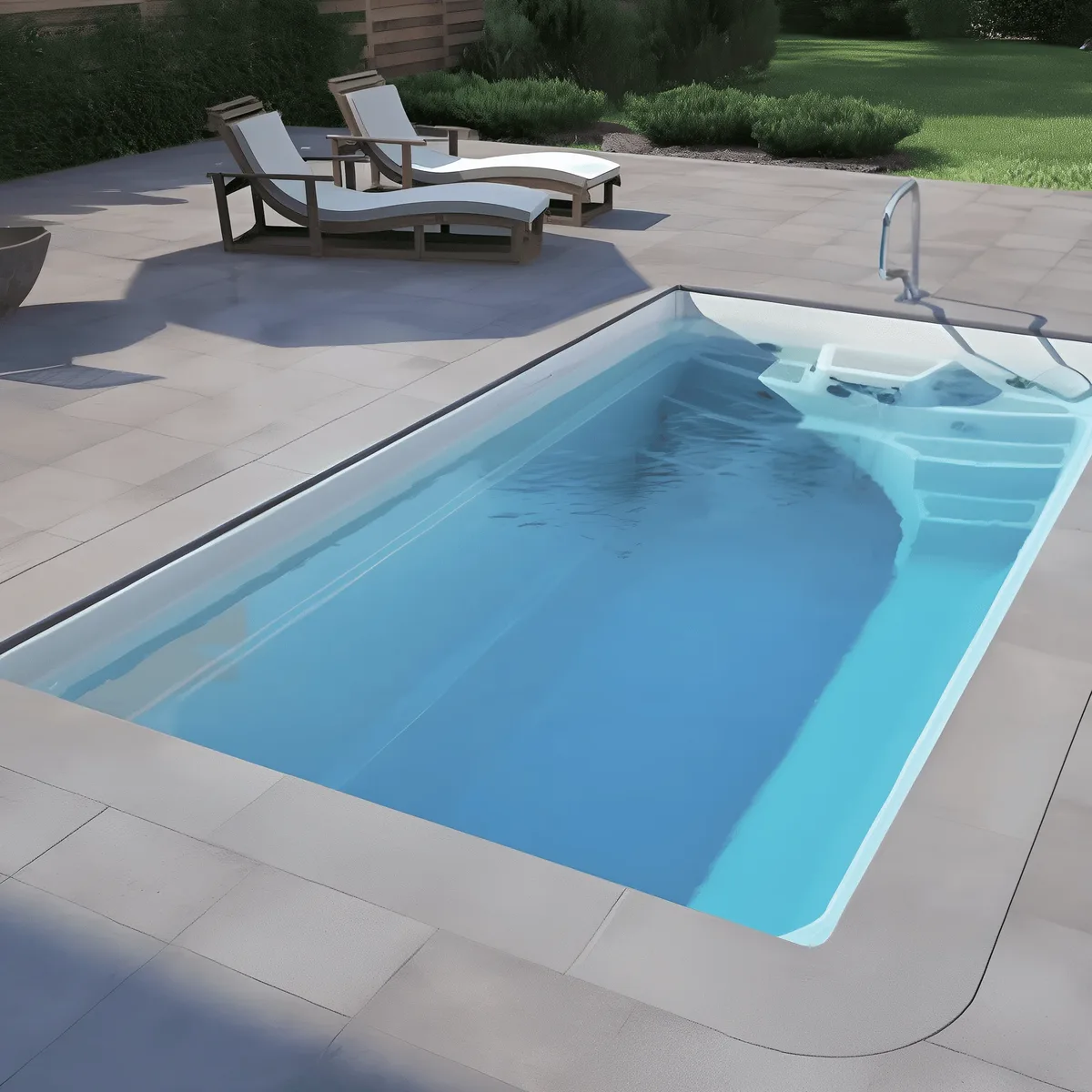 Композитный бассейн Laguna 5 — вид сверху в Минусинске