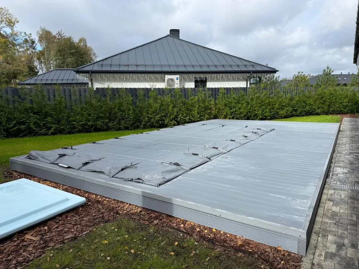 Покрывало Laguna Cover Mesh — установка в Минусинске