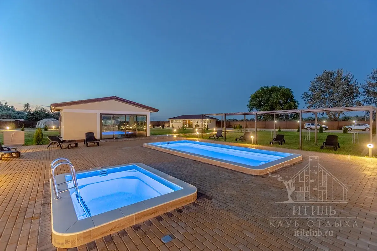 Композитная купель Laguna 3 — установка в Минусинске